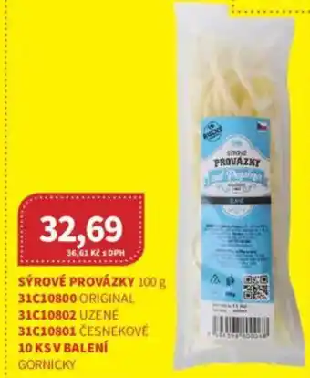 Kubík potraviny Sýrové provázky nabídka