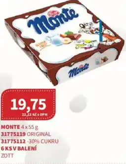 Kubík potraviny Zott Monte nabídka