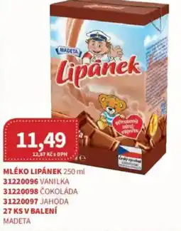 Kubík potraviny Madeta Mléko lipánek nabídka