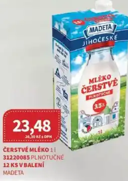 Kubík potraviny Madeta Čerstvé mléko nabídka