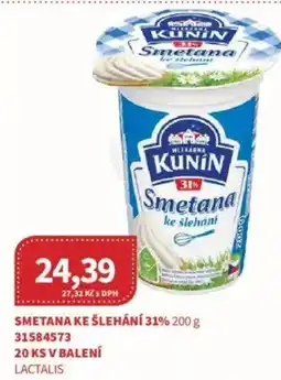 Kubík potraviny Smetana ke šlehání 31% nabídka
