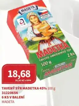 Kubík potraviny Tavený sýr madetka nabídka