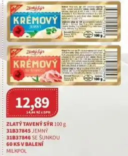 Kubík potraviny Zlatý tavený sýr nabídka