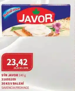Kubík potraviny Sýr javor nabídka