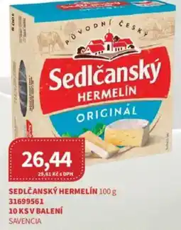 Kubík potraviny Sedlčanský hermelín nabídka