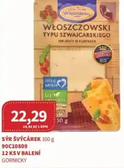 Kubík potraviny Sýr švýcárek nabídka