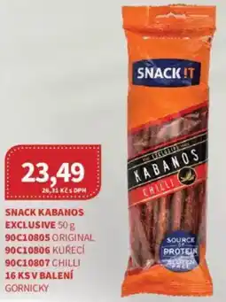 Kubík potraviny Snack kabanos exclusive nabídka
