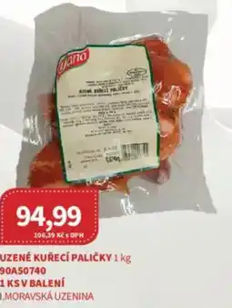 Kubík potraviny Uzené kuřecí paličky nabídka