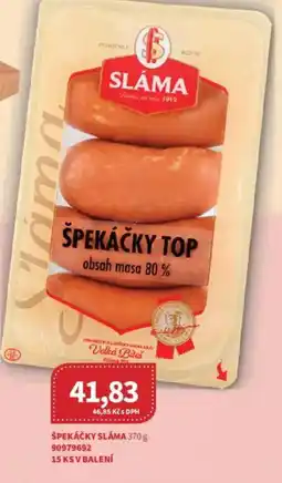 Kubík potraviny Špekáčky sláma nabídka