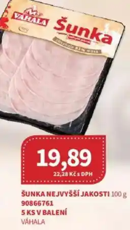 Kubík potraviny Šunka nejvyšší jakosti nabídka