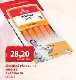 Kubík potraviny Vídeňské párky nabídka