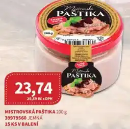 Kubík potraviny Mistrovská paštika nabídka