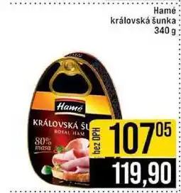 Jip Hamé královská šunka 340 g nabídka