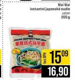 Jip Mai Wai instantni japonské nudle udon 200 g nabídka