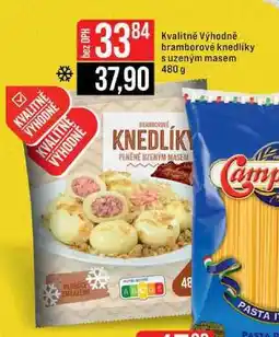 Jip Kvalitně Výhodně bramborové knedlíky s uzeným masem 480 g nabídka