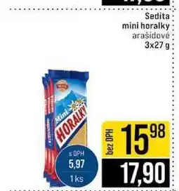 Jip Sedita mini horalky arašídové 3 x 27 g nabídka