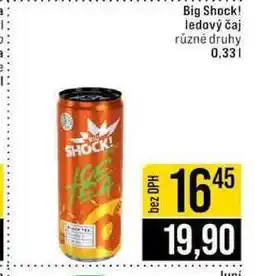 Jip Big Shock! ledový čaj 0,33 l nabídka