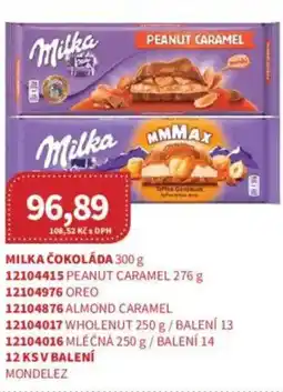 Kubík potraviny Milka čokoláda nabídka