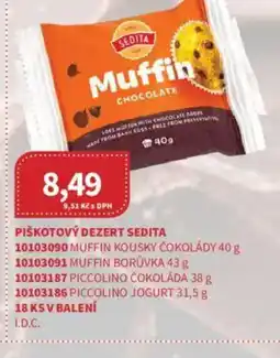 Kubík potraviny Piškotový dezert sedita nabídka