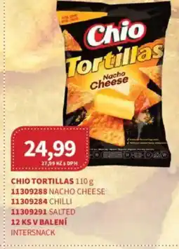 Kubík potraviny Chio tortillas nabídka