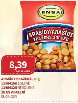 Kubík potraviny ENSA Arašídy pražené nabídka