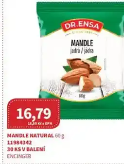 Kubík potraviny DR.ENSA Mandle natural nabídka