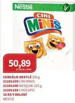 Kubík potraviny Cereálie nestlé nabídka