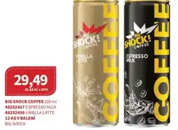Kubík potraviny Big shock coffee nabídka