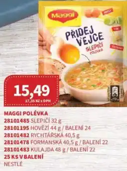Kubík potraviny Maggi polévka nabídka