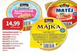 Kubík potraviny Pomazánka hamé nabídka