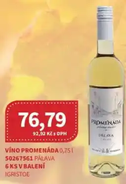 Kubík potraviny Víno promenada nabídka