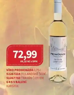 Kubík potraviny Víno promenada nabídka