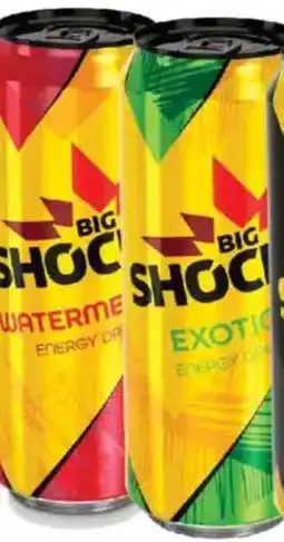 Kubík potraviny Big shock energy drink nabídka
