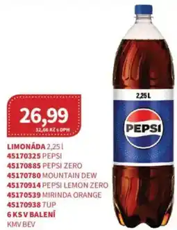 Kubík potraviny PEPSI Limonáda nabídka