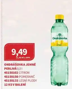 Kubík potraviny Ondrášovka jemně perlivá nabídka