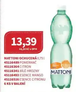 Kubík potraviny Mattoni ochucená nabídka
