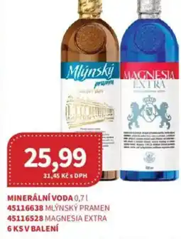 Kubík potraviny Minerální voda nabídka