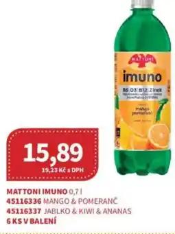 Kubík potraviny Mattoni imuno nabídka