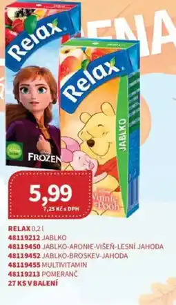 Kubík potraviny Relax nabídka