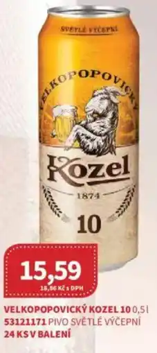 Kubík potraviny Velkopopovický kozel 10 nabídka