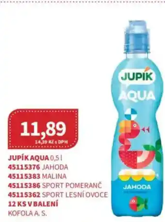 Kubík potraviny Jupík aqua nabídka