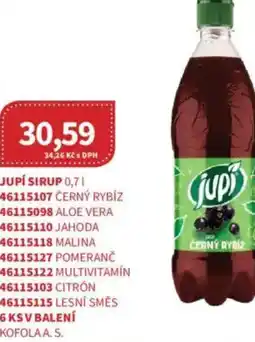 Kubík potraviny Jupí sirup nabídka