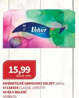 Kubík potraviny Kosmetické ubrousky velvet nabídka