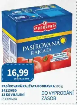 Kubík potraviny Pasírovaná rajčata podravka nabídka