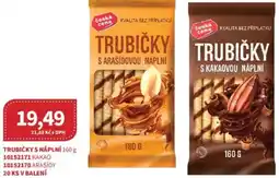 Kubík potraviny Trubičky s náplní nabídka