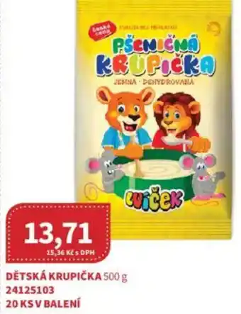 Kubík potraviny Dětská krupička nabídka