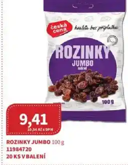 Kubík potraviny Rozinky jumbo nabídka