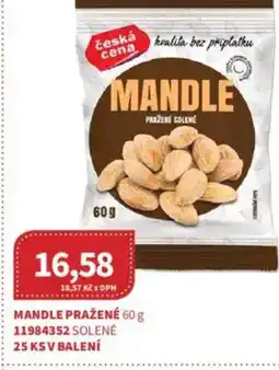 Kubík potraviny Mandle pražené nabídka