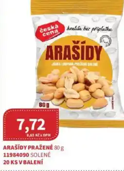 Kubík potraviny Arašídy pražené nabídka