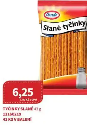 Kubík potraviny Tyčinky slané nabídka